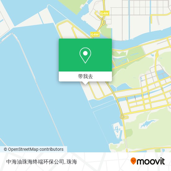 中海油珠海终端环保公司地图