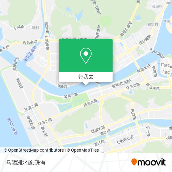 马骝洲水道地图