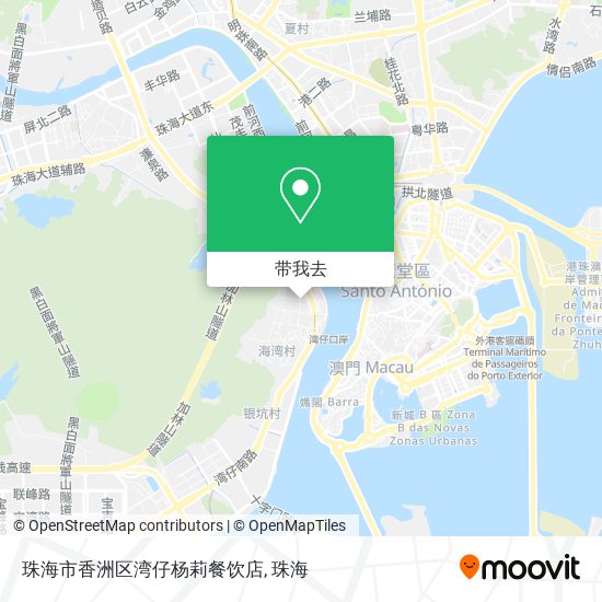 珠海市香洲区湾仔杨莉餐饮店地图