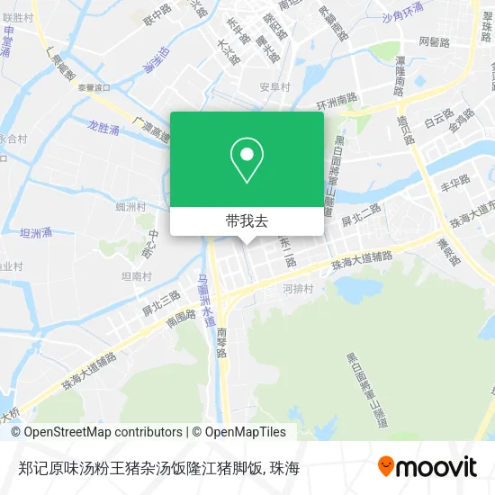 郑记原味汤粉王猪杂汤饭隆江猪脚饭地图