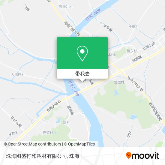 珠海图盛打印耗材有限公司地图