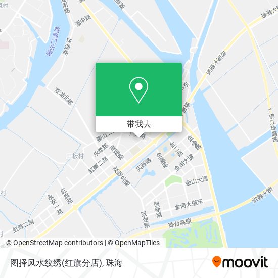 图择风水纹绣(红旗分店)地图