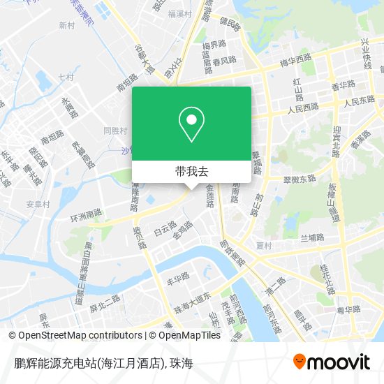 鹏辉能源充电站(海江月酒店)地图