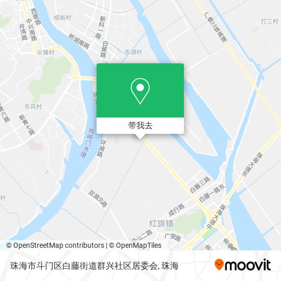珠海市斗门区白藤街道群兴社区居委会地图
