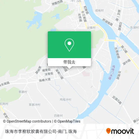珠海市李察软胶囊有限公司-南门地图