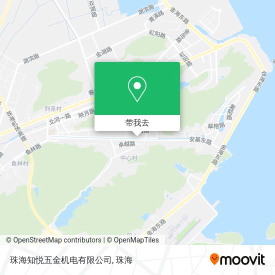 珠海知悦五金机电有限公司地图