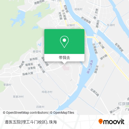 遵医五院(理工斗门校区)地图