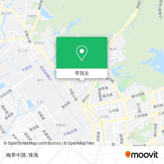 梅界中路地图