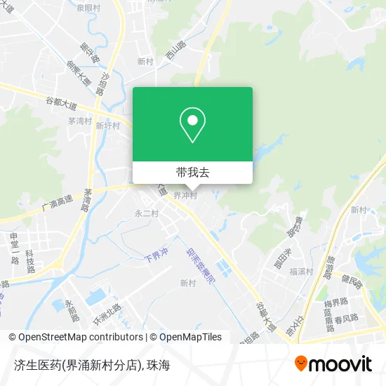 济生医药(界涌新村分店)地图