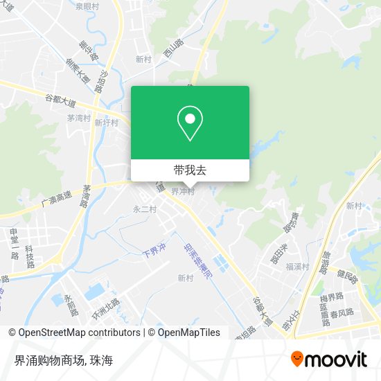 界涌购物商场地图