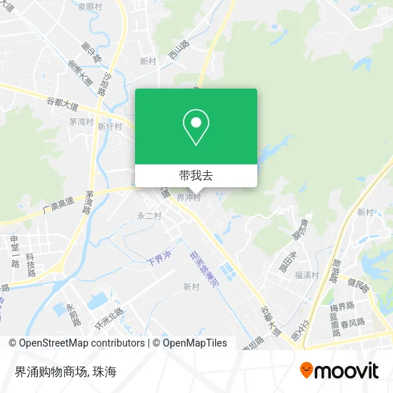 界涌购物商场地图