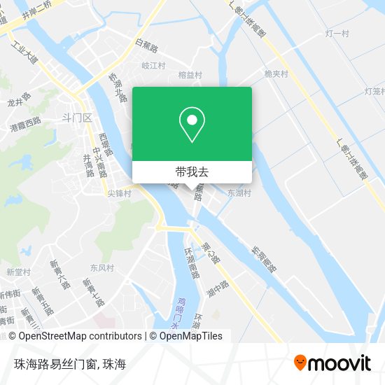 珠海路易丝门窗地图