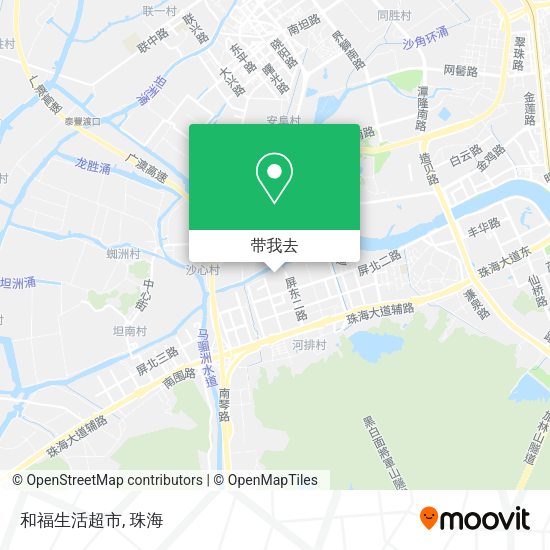 和福生活超市地图