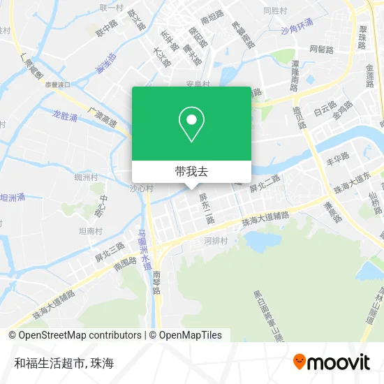 和福生活超市地图