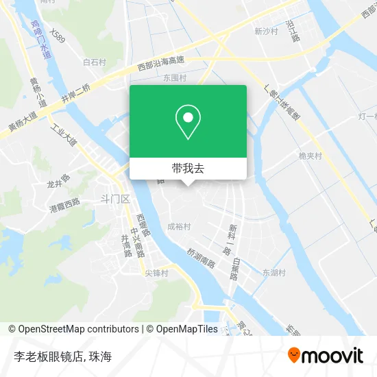 李老板眼镜店地图