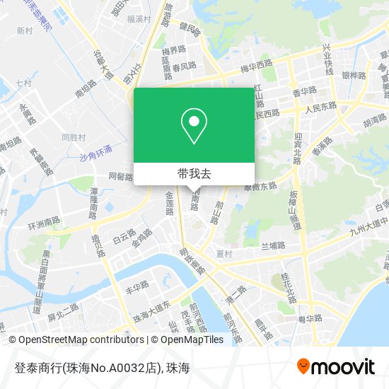 登泰商行(珠海No.A0032店)地图