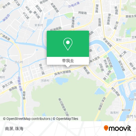 南屏地图