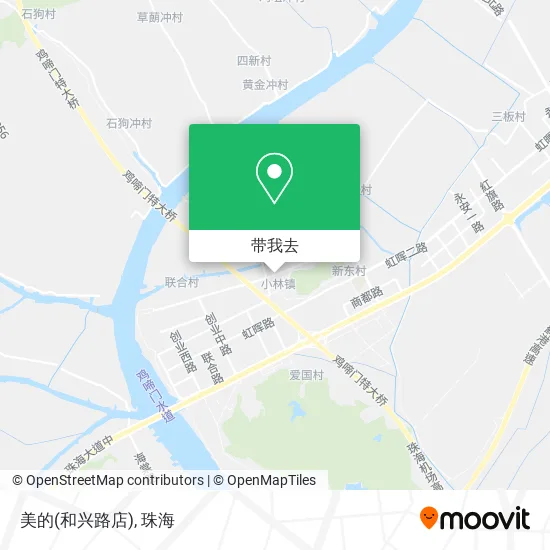 美的(和兴路店)地图