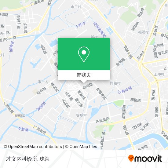 才文内科诊所地图