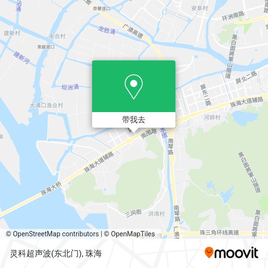灵科超声波(东北门)地图