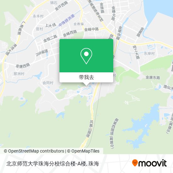 北京师范大学珠海分校综合楼-A楼地图