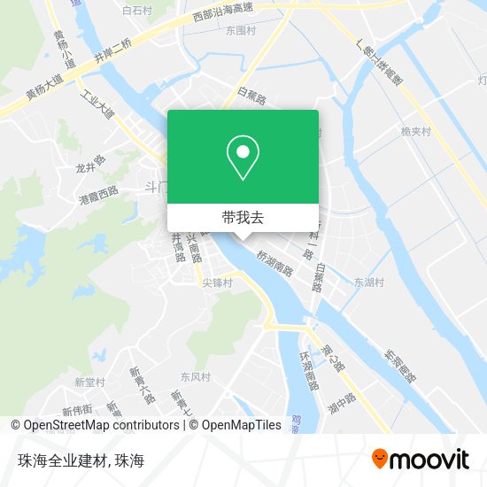 珠海全业建材地图