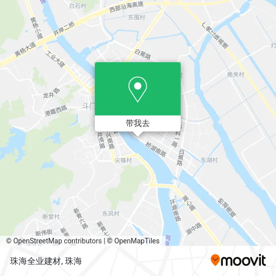 珠海全业建材地图