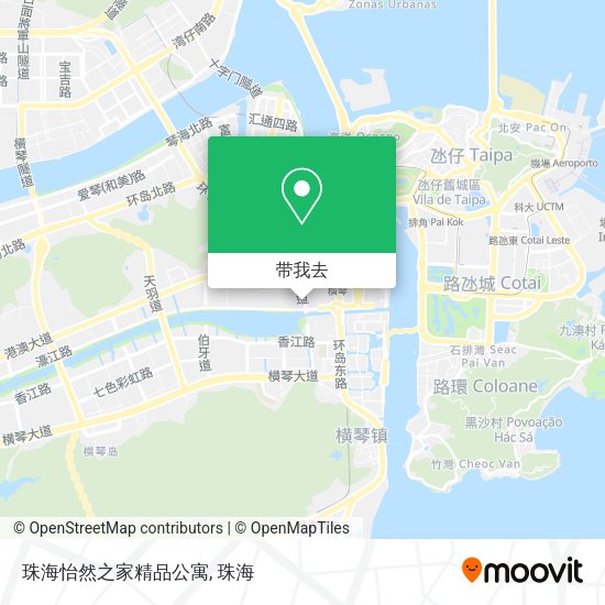 珠海怡然之家精品公寓地图