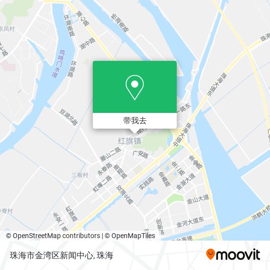 珠海市金湾区新闻中心地图