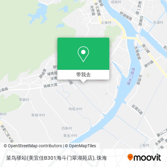 菜鸟驿站(美宜佳B301海斗门翠湖苑店)地图