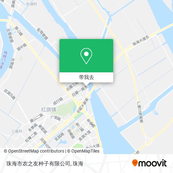 珠海市农之友种子有限公司地图