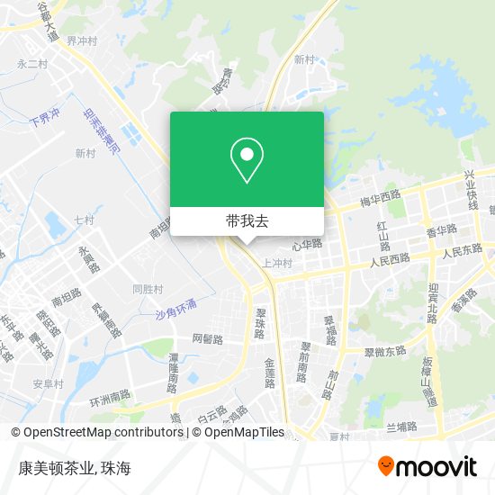 康美顿茶业地图
