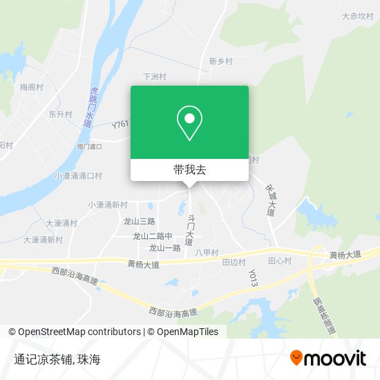 通记凉茶铺地图