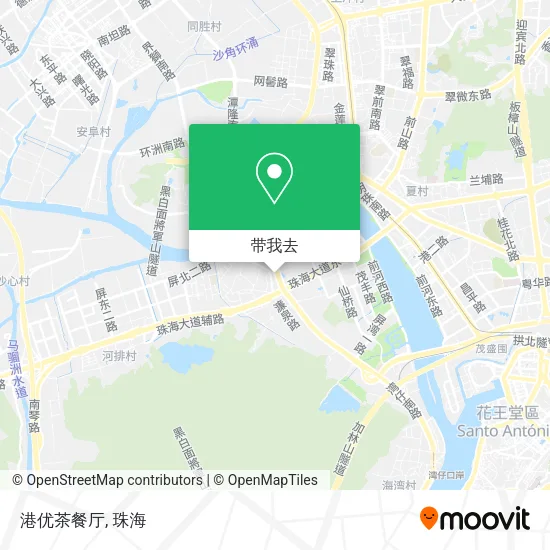 港优茶餐厅地图