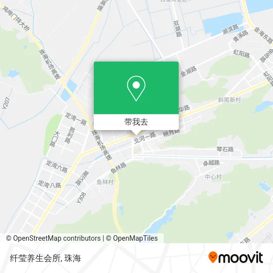 纤莹养生会所地图