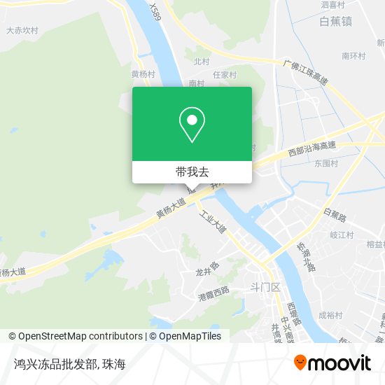 鸿兴冻品批发部地图