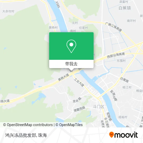 鸿兴冻品批发部地图
