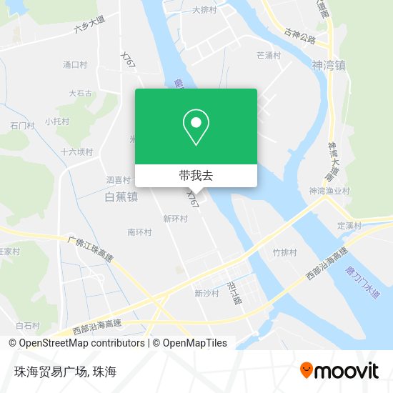 珠海贸易广场地图