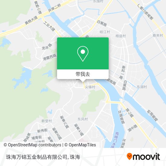 珠海万锦五金制品有限公司地图