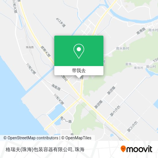 格瑞夫(珠海)包装容器有限公司地图