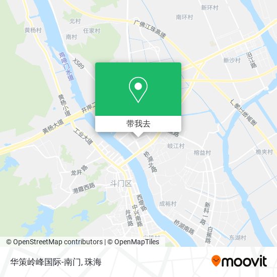 华策岭峰国际-南门地图