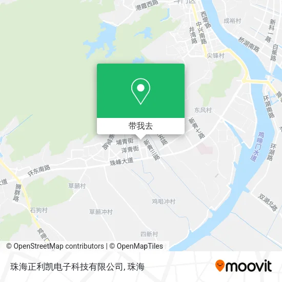 珠海正利凯电子科技有限公司地图