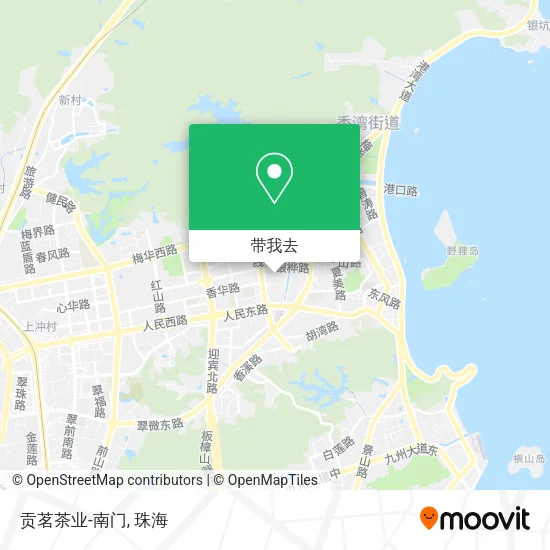 贡茗茶业-南门地图