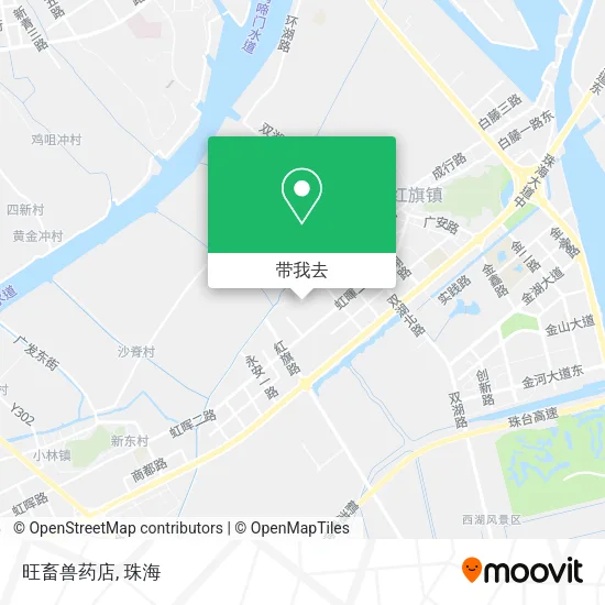 旺畜兽药店地图