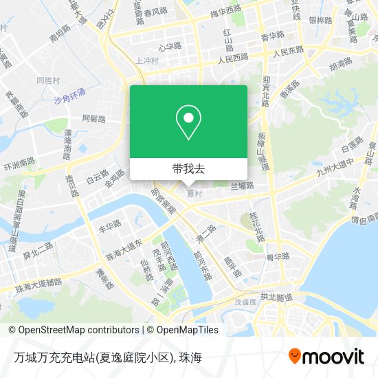 万城万充充电站(夏逸庭院小区)地图