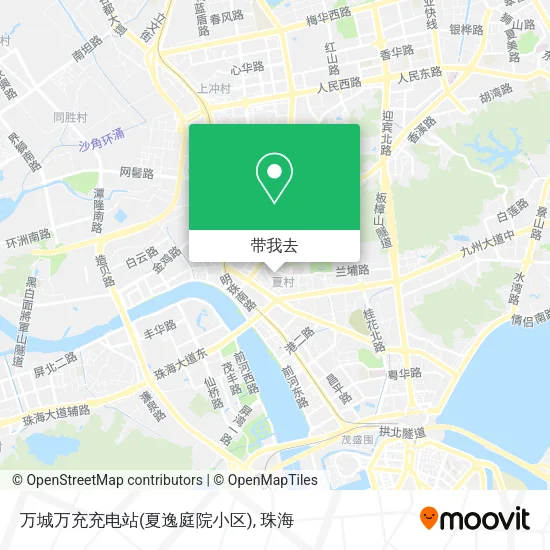 万城万充充电站(夏逸庭院小区)地图