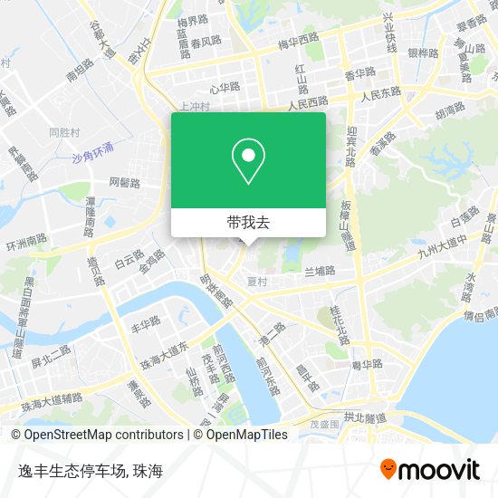 逸丰生态停车场地图