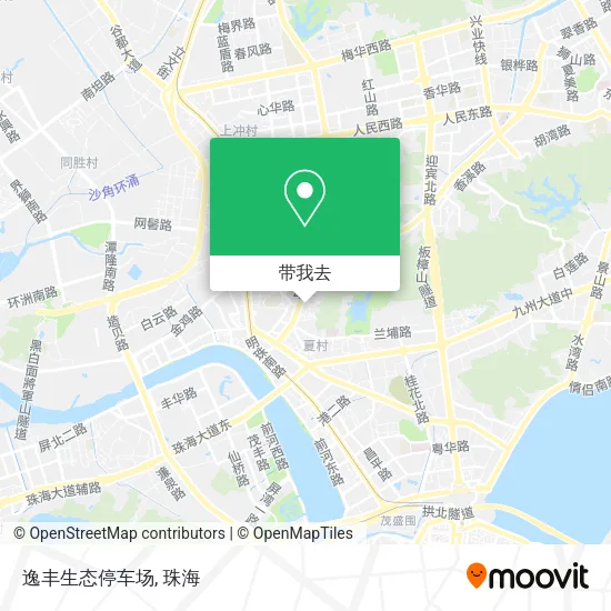 逸丰生态停车场地图