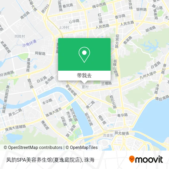 凤韵SPA美容养生馆(夏逸庭院店)地图