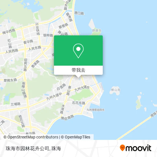珠海市园林花卉公司地图